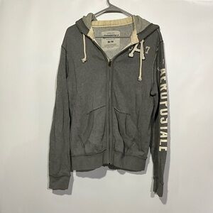 Aeropostale Gray Zip-Up Hoodie